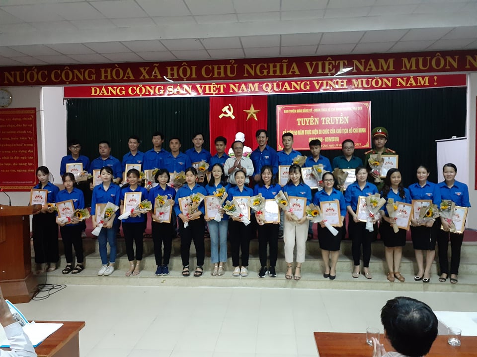 Đoàn phường Hòa Quý tổ chức sinh hoạt kỷ niệm 50 năm thực hiện di chúc Chủ tịch Hồ Chí Minh