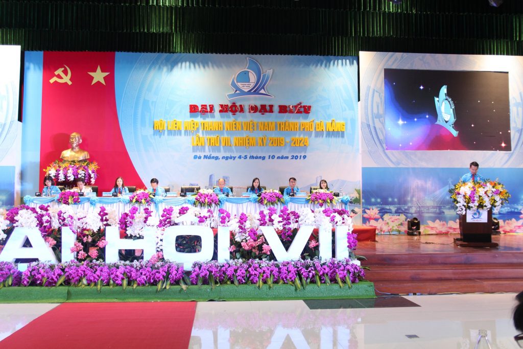 Phiên làm việc thứ nhất, Đại hội Đại biểu Hội LHTN thành phố Đà Nẵng lần thứ VII nhiệm kỳ 2019-2024.