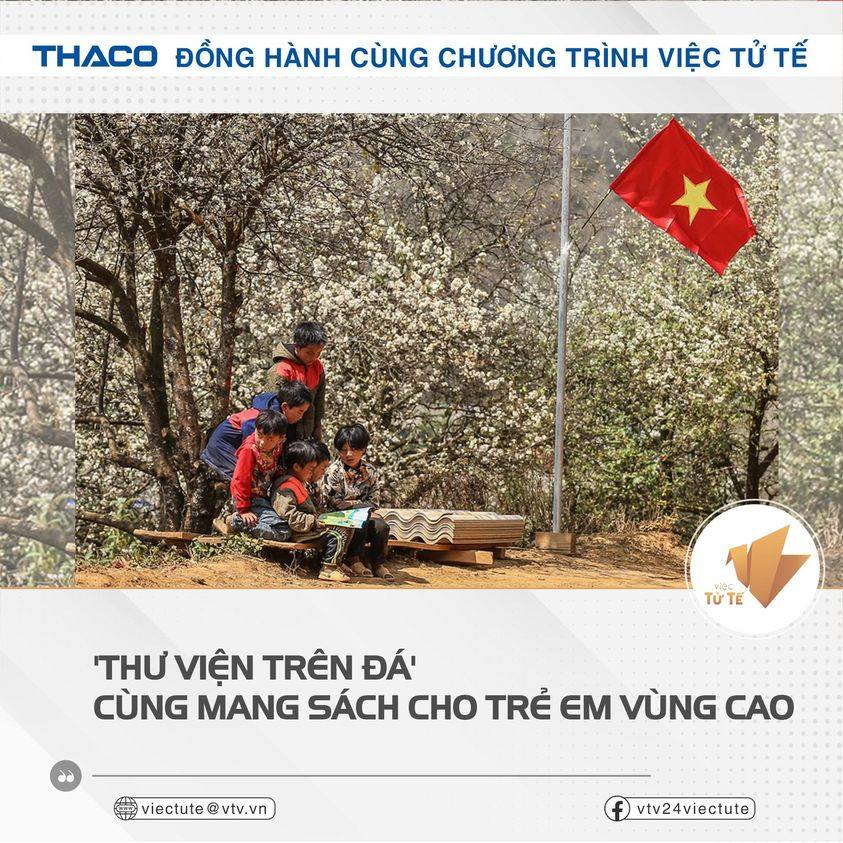 THƯ VIỆN TRÊN ĐÁ - MANG SÁCH ĐẾN TRẺ EM VÙNG CAO