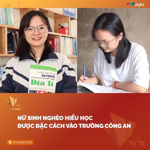 NỮ SINH NGHÈO HIẾU HỌC ĐƯỢC ĐẶC CÁCH VÀO TRƯỜNG CÔNG AN